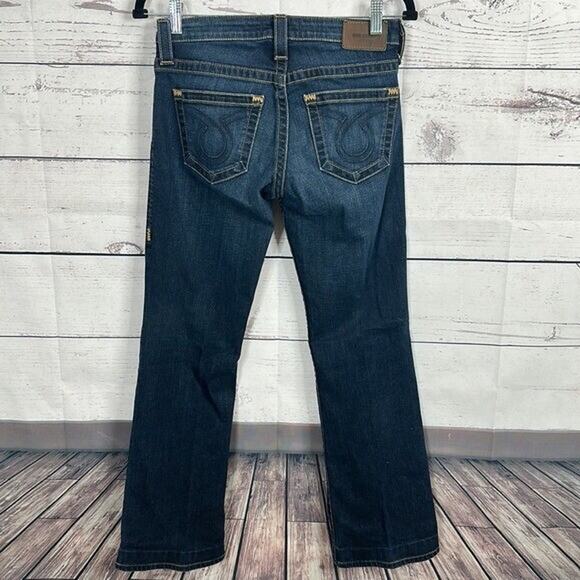 Big Star Jeans Womens 26 Blue Bootcut Remy Western Cowgirl Embroidered Stretch - Picture 7 of 12